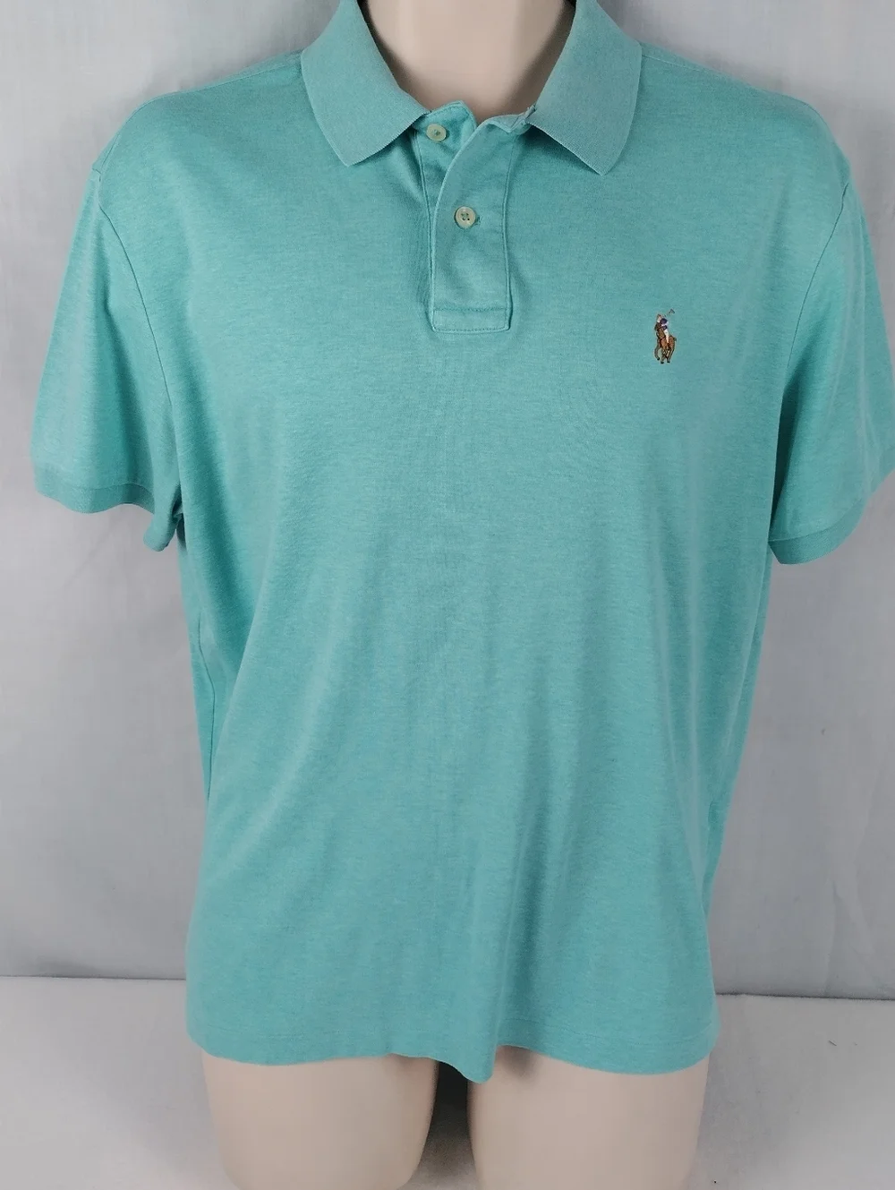 Ralph Lauren Men's Size Large Pima Soft Touch Polo Shirt
